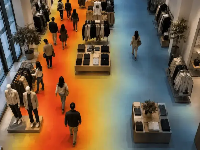 Heatmap dei reparti in store